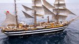 La nave Amerigo Vespucci
