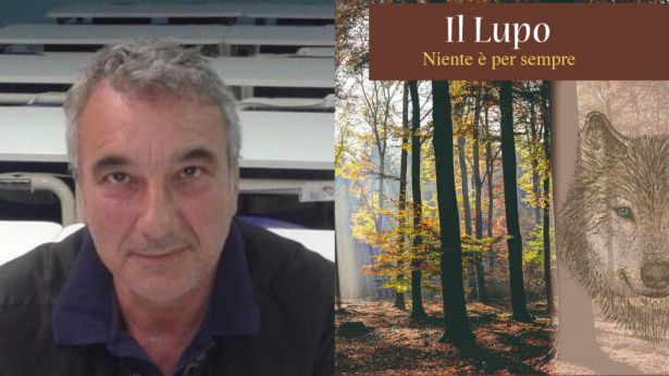 Berardo Di Giandomenico e la copertina del suo libro