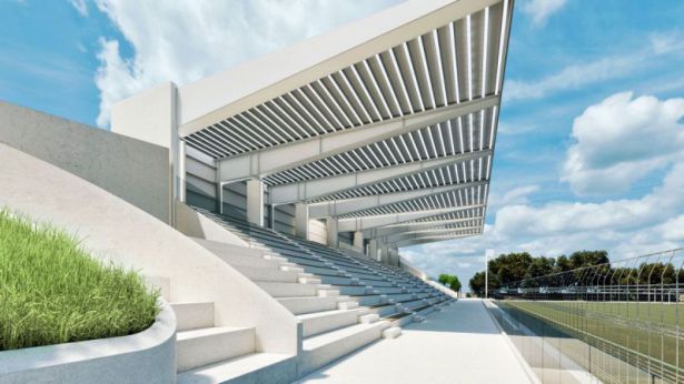 San Salvo: il progetto della nuova tribuna dello stadio Bucci