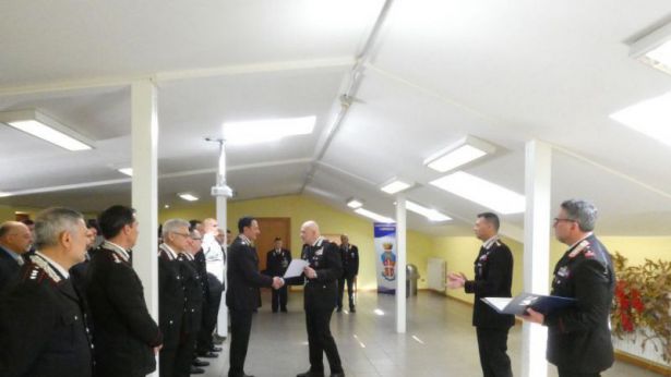 Carabinieri: la cerimonia di premiazione