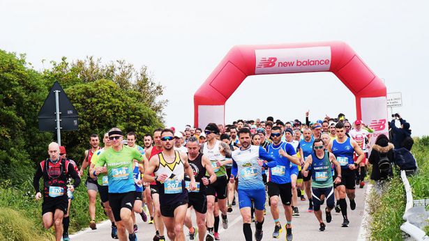 La partenza della “Trabocchi Trail Adventure”