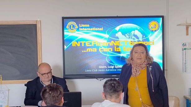 Il Lions Club nella Scuola di Cupello