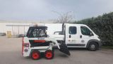 Il bobcat della Protezione Civile Arcobaleno