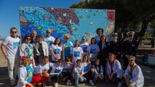 Vasto Marina: inaugurato il pannello "Onde della memoria"