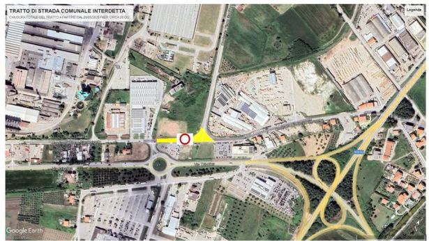San Salvo: l'area interessata dall'intervento
