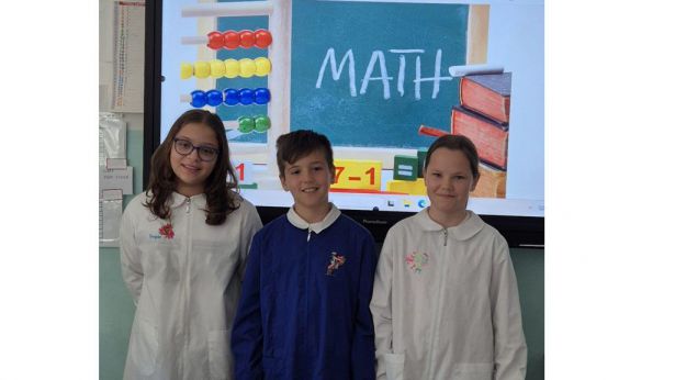 I tre alunni della Scuola Spataro di Vasto