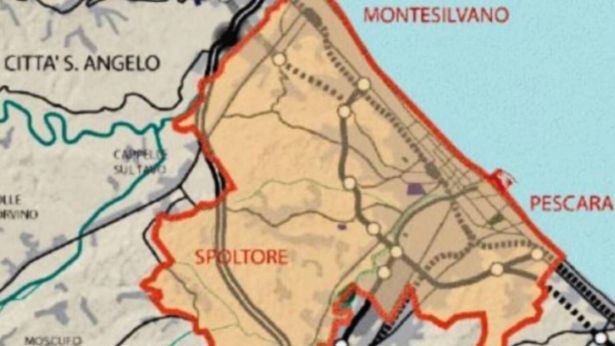 Cartina della nuova Pescara