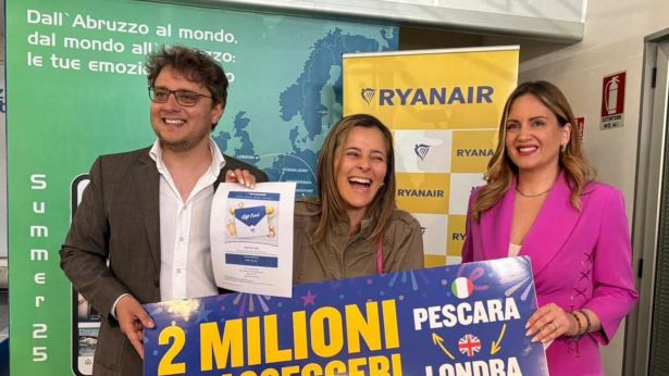 Aeroporto di Pescara: festeggiamenti
