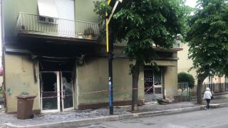Il negozio di via Ciccarone preso di mira