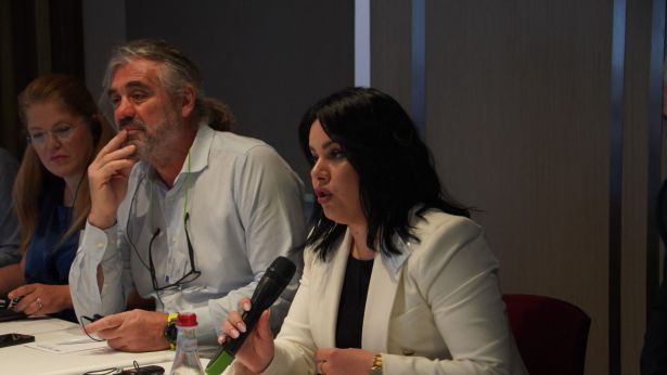 Nella foto: Antonio Di Nardo con Tatevik Sargsyan