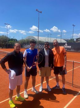 Gli atleti della Promo Tennis
