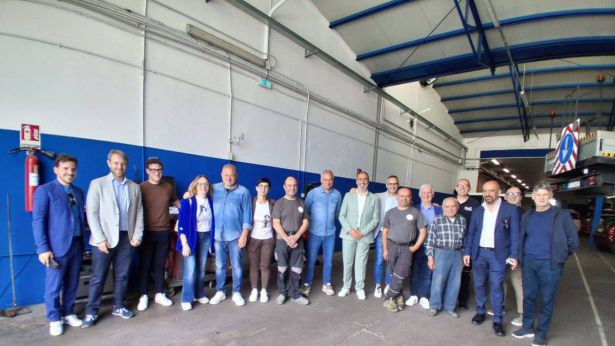 La visita nella zona industriale di San Salvo