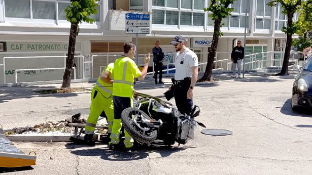 Una immagine del luogo dell'incidente