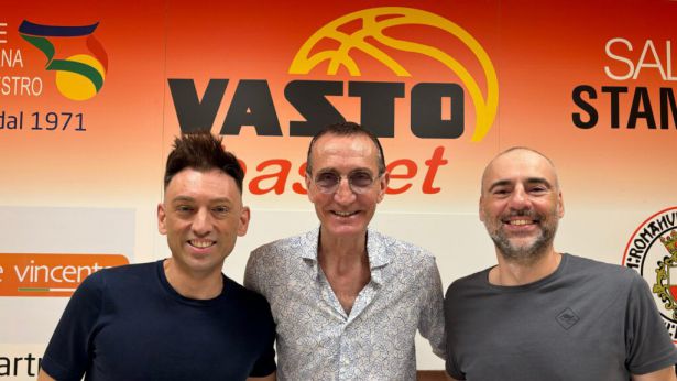 Vasto Basket: Cazzrola con Spadaccini e Cicchini
