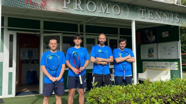 Gli atleti della Promo Tennis