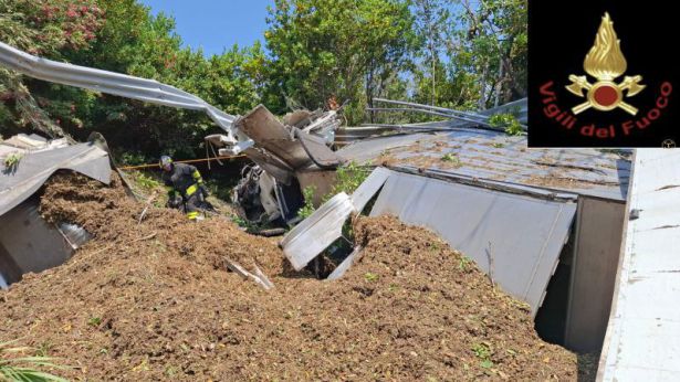 Una immagine del luogo dell'incidente