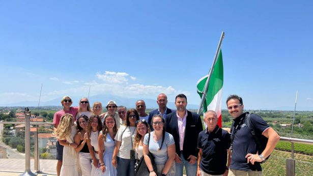 Gli studenti americani sulla via Verde Costa dei Trabocchi