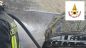 Auto distrutta dal fuoco