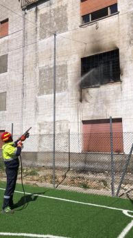Furci: la tapparella andata a fuoco