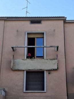 Lanciano: il balcone crollato