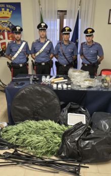 La droga sequestrata