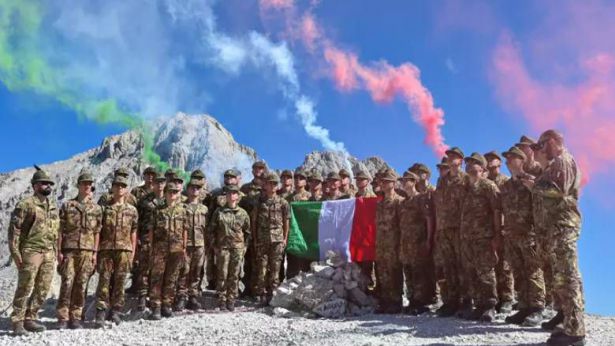 Gli aspiranti Alpini sul Gran Sasso