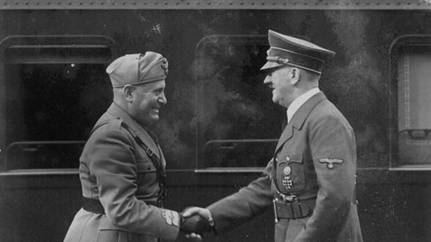 Mussolini e Hitler