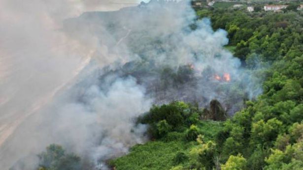 Ortona: fuoco ai Ripari di Giobbe