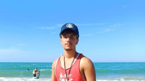 Il bagnino Claudio Vaccaro
