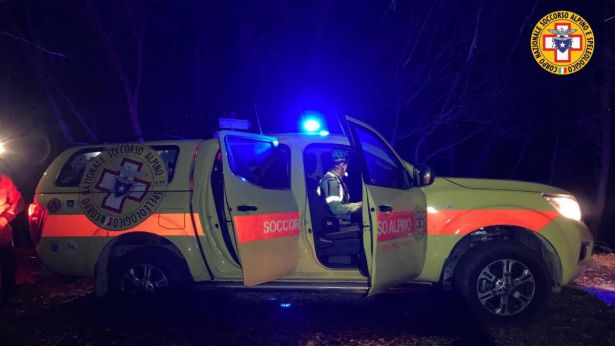 Un mezzo del soccorso alpino