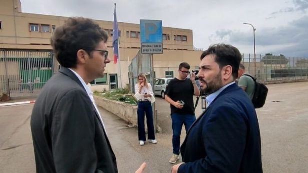 Fina all'ingresso della Casa Lavoro di Vasto
