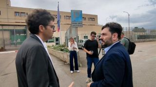 Fina all'ingresso della Casa Lavoro di Vasto