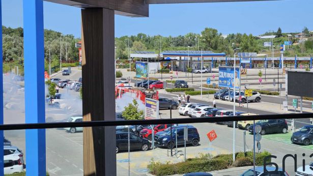 Il parcheggio di Megalò a Chieti