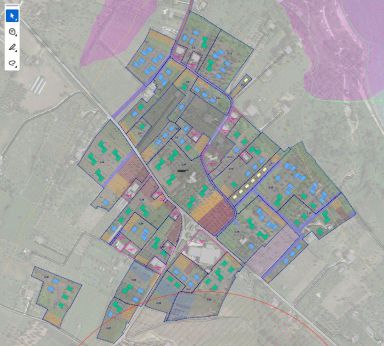 Ortona: la planimetria della zona