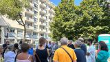 Pescara: la protesta in piazza dei pescaresi
