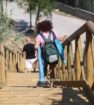 Punta Penna: la gradinata