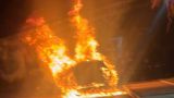 San Salvo: la BMW avvolta dalle fiamme