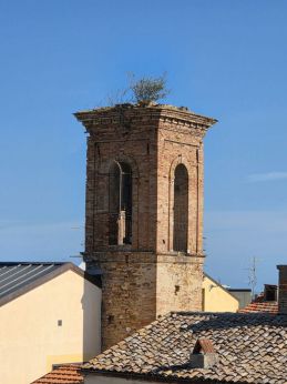 Fossacesia: il campanile danneggiato dal recente nubifragio