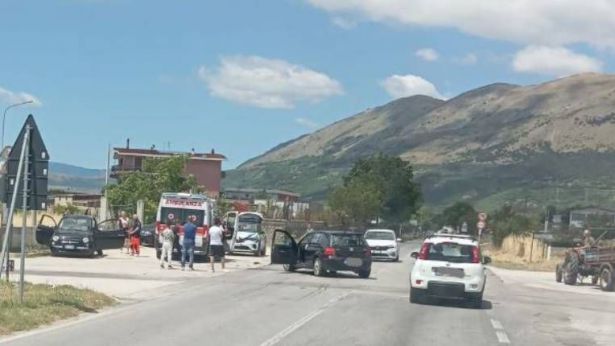 Celano: il luogo dell'incidente mortale