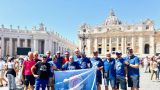 La ciclistica Val Trigno in Piazza San Pietro a Roma