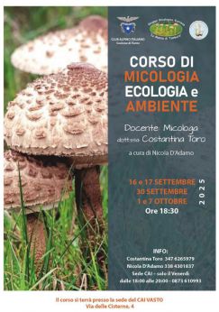 Locandina corso organizzato dal CAI