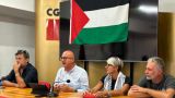 Conferenza dei vertici della CGIL per Gaza