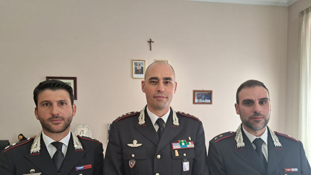 Carabinieri: i nuovi ufficiali giunti al Comando Provinciale di Chieti