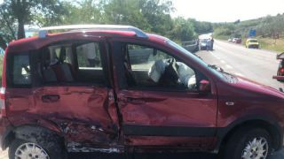 La Fiat Panda coinvolta nell'incidente mortale