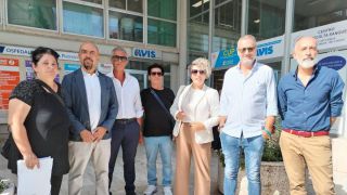 Vasto: presidio dinanzi all'Ospedale San Pio
