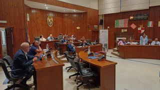 L'aula consiliare del Comune di Vasto