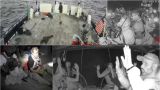 Le immagini giunte dalle imbarcazioni della Flotilla