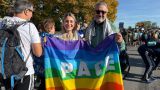 Gli assessori Bosco e Barisano alla marcia della Pace Perugia-Assisi