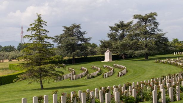 Il cimitero di guerra di Torino di Sangro