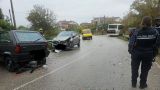 I mezzi coinvolti nell'incidente